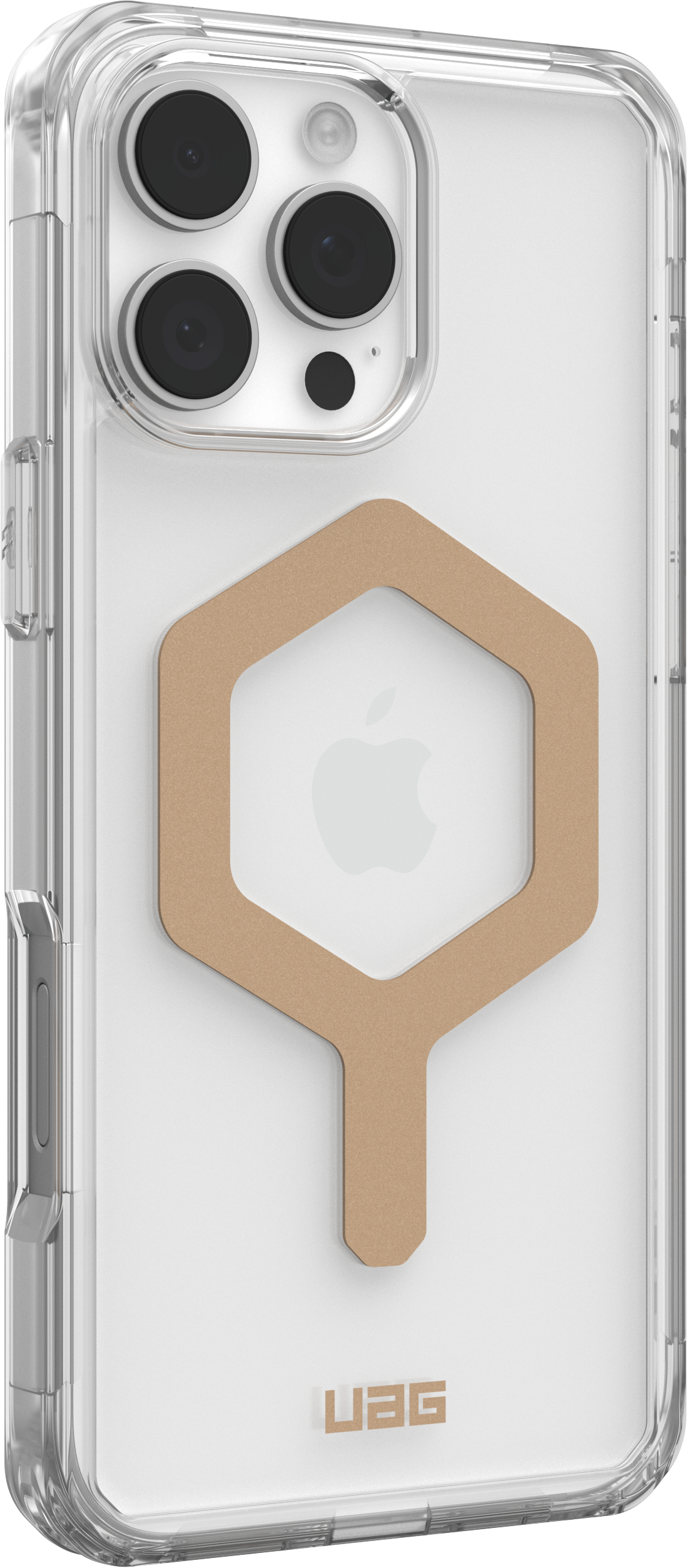 Чехол UAG для Apple iPhone 16 Pro Max, Plyo Magsafe, Ice/Gold (114481114381) фото 3