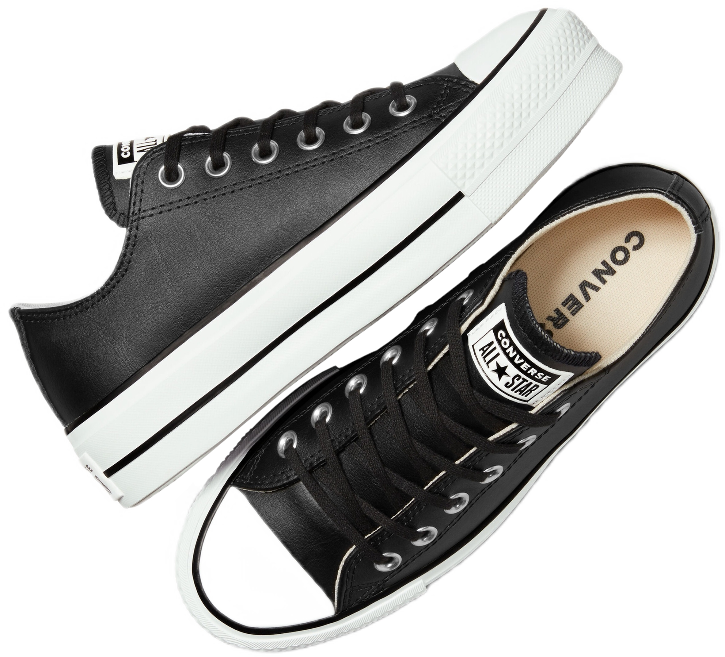 Кеди жіночі Converse Ctas Lift Ox 561681C 39.5 (6.5 US) чорніфото4