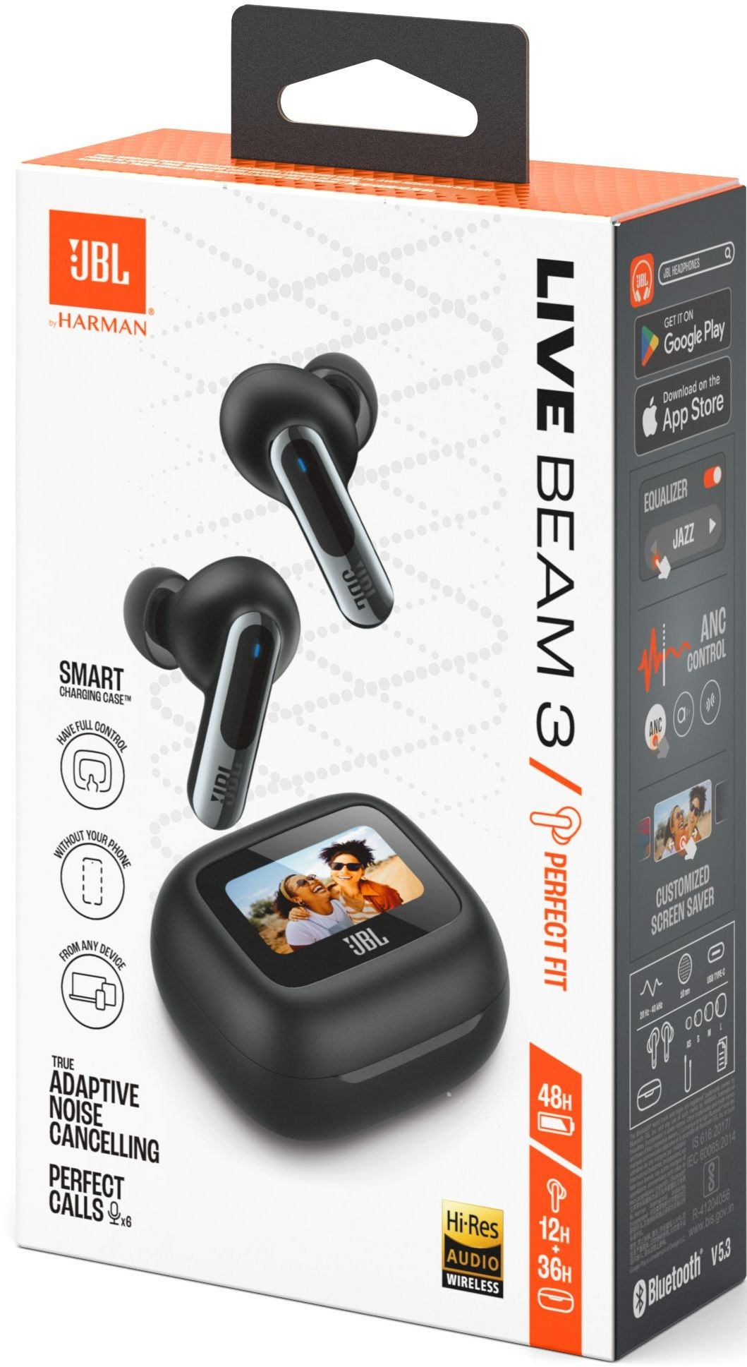 Навушники JBL Live Beam 3 Black (JBLLIVEBEAM3BLK)фото15