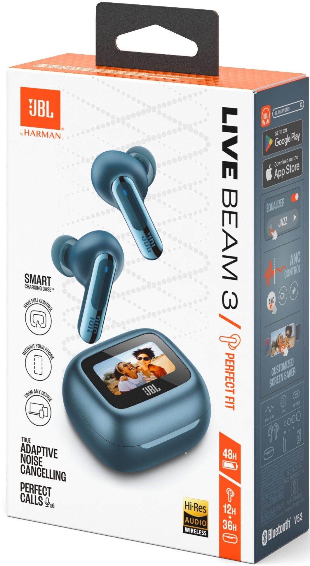 Навушники JBL Live Beam 3 Blue (JBLLIVEBEAM3BLU)фото15