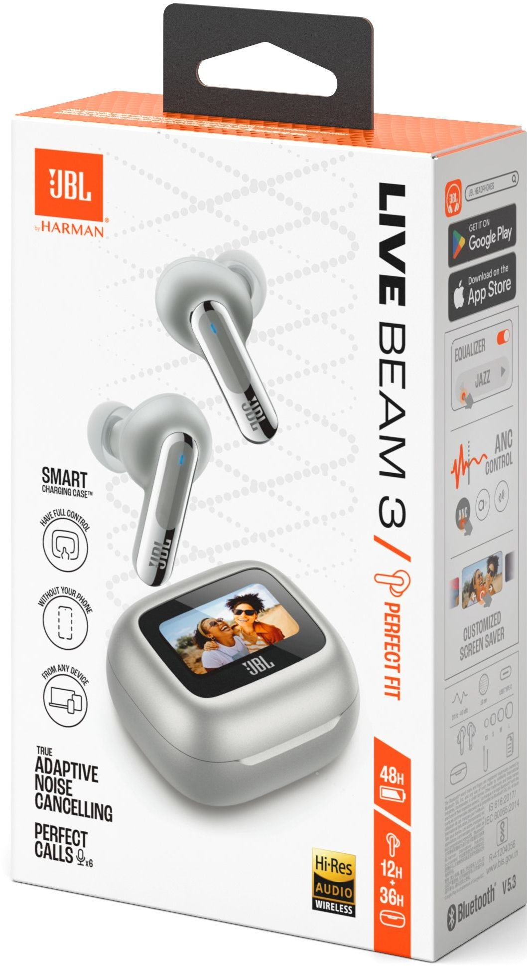 Навушники JBL Live Beam 3 Silver (JBLLIVEBEAM3SIL)фото15