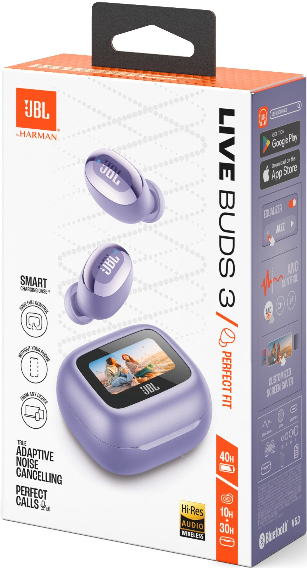 Навушники JBL Live Buds 3 Purple (JBLLIVEBUDS3PUR)фото15