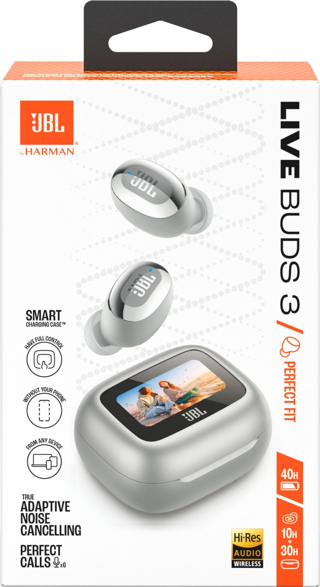 Навушники JBL Live Buds 3 Silver (JBLLIVEBUDS3SIL)фото14