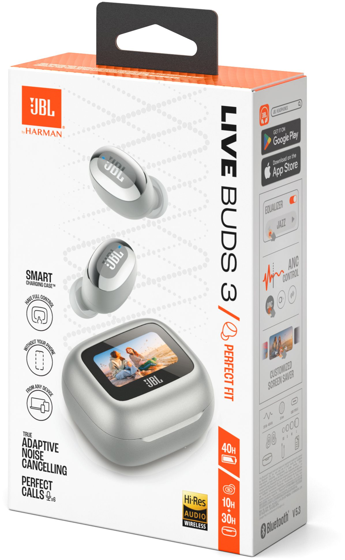 Наушники JBL Live Buds 3 Silver (JBLLIVEBUDS3SIL) фото 15