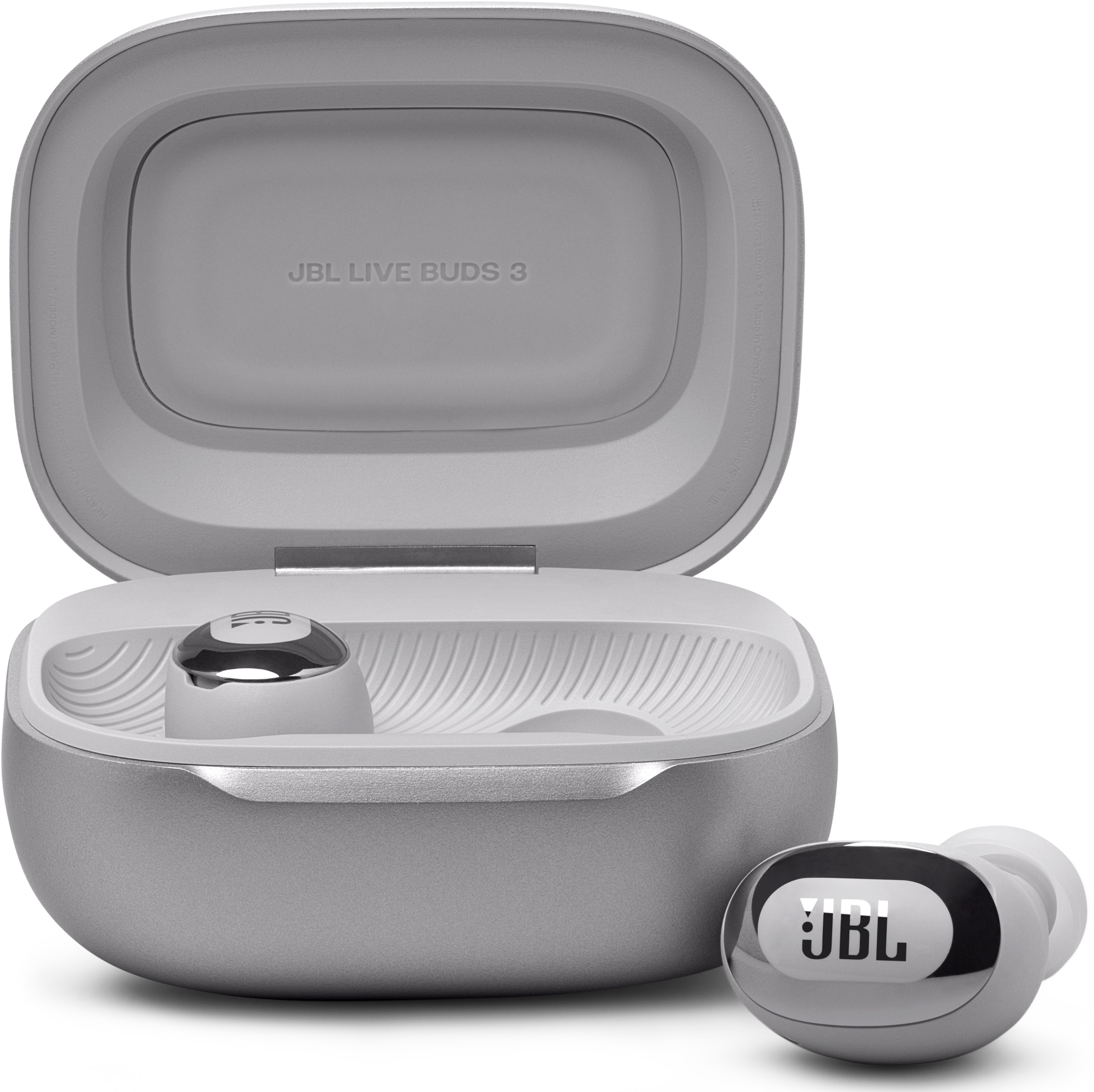 Навушники JBL Live Buds 3 Silver (JBLLIVEBUDS3SIL)фото2