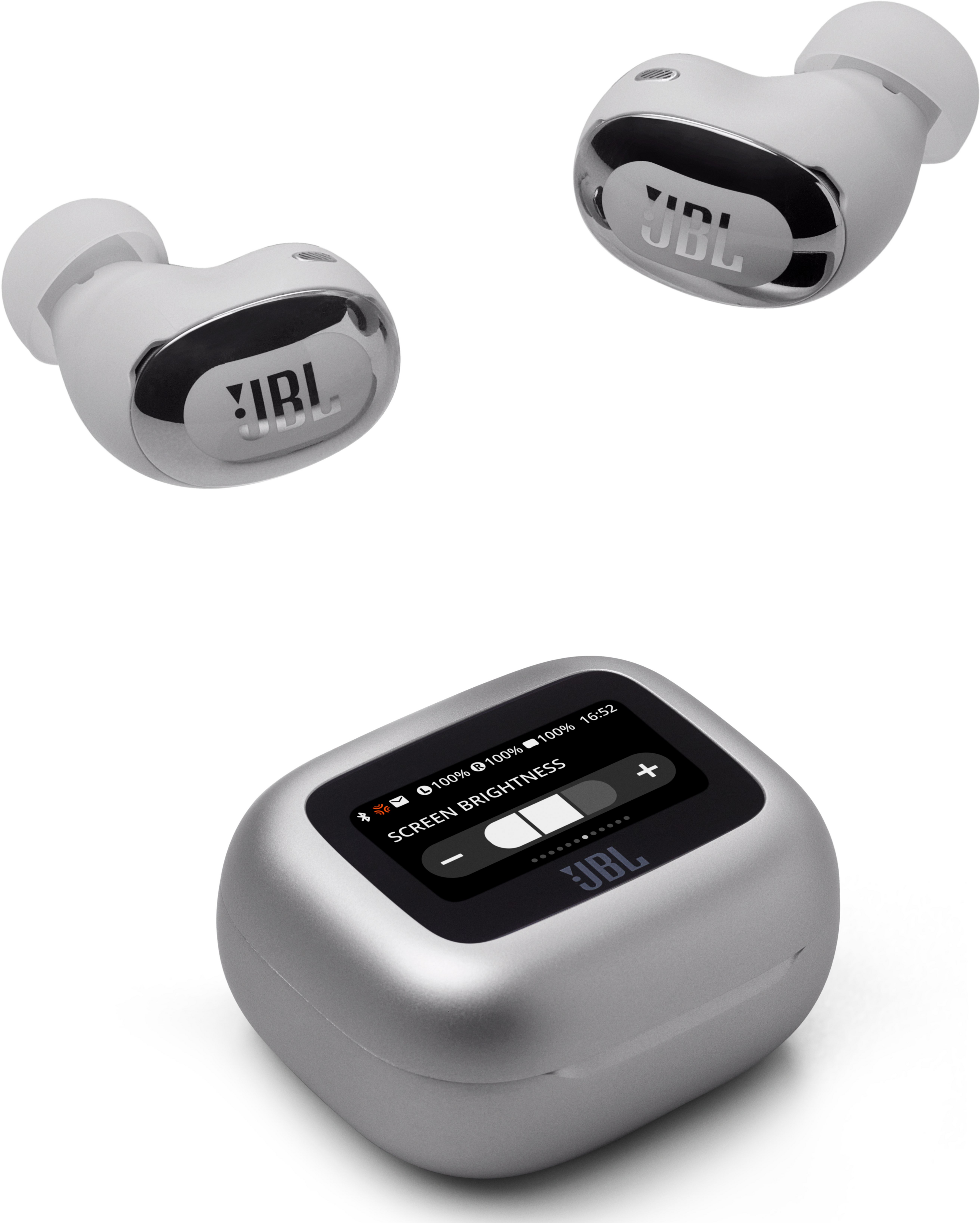 Навушники JBL Live Buds 3 Silver (JBLLIVEBUDS3SIL)фото4