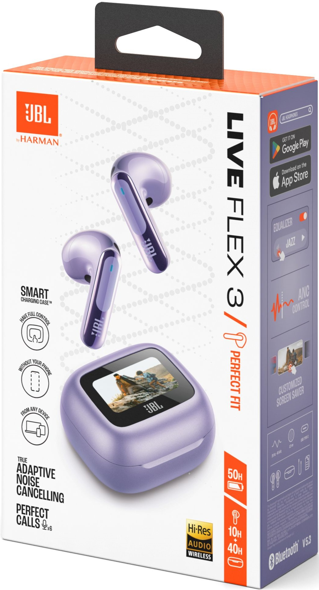 Наушники JBL Live Flex 3 Purple (JBLLIVEFLEX3PUR) фото 13