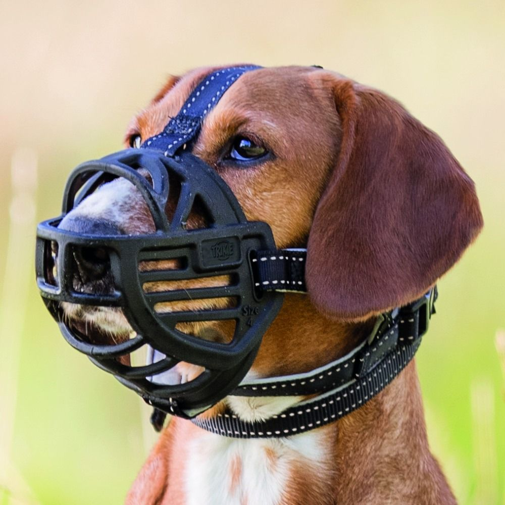 Намордник для собак Trixie Muzzle Flex силіконовий L-XL чорнийфото7