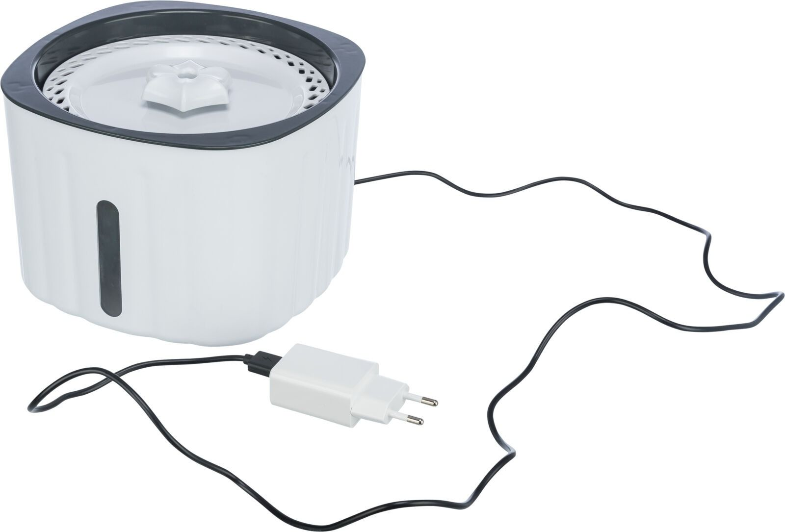 Поїлка-фонтан для котів Trixie Flower пластикова 18.5*13*18.5 см 2 лфото2