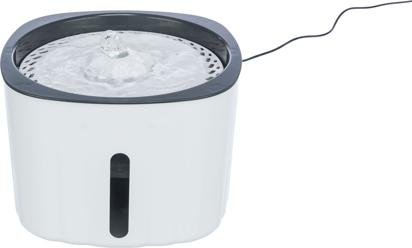 Поїлка-фонтан для котів Trixie Flower пластикова 18.5*13*18.5 см 2 лфото3