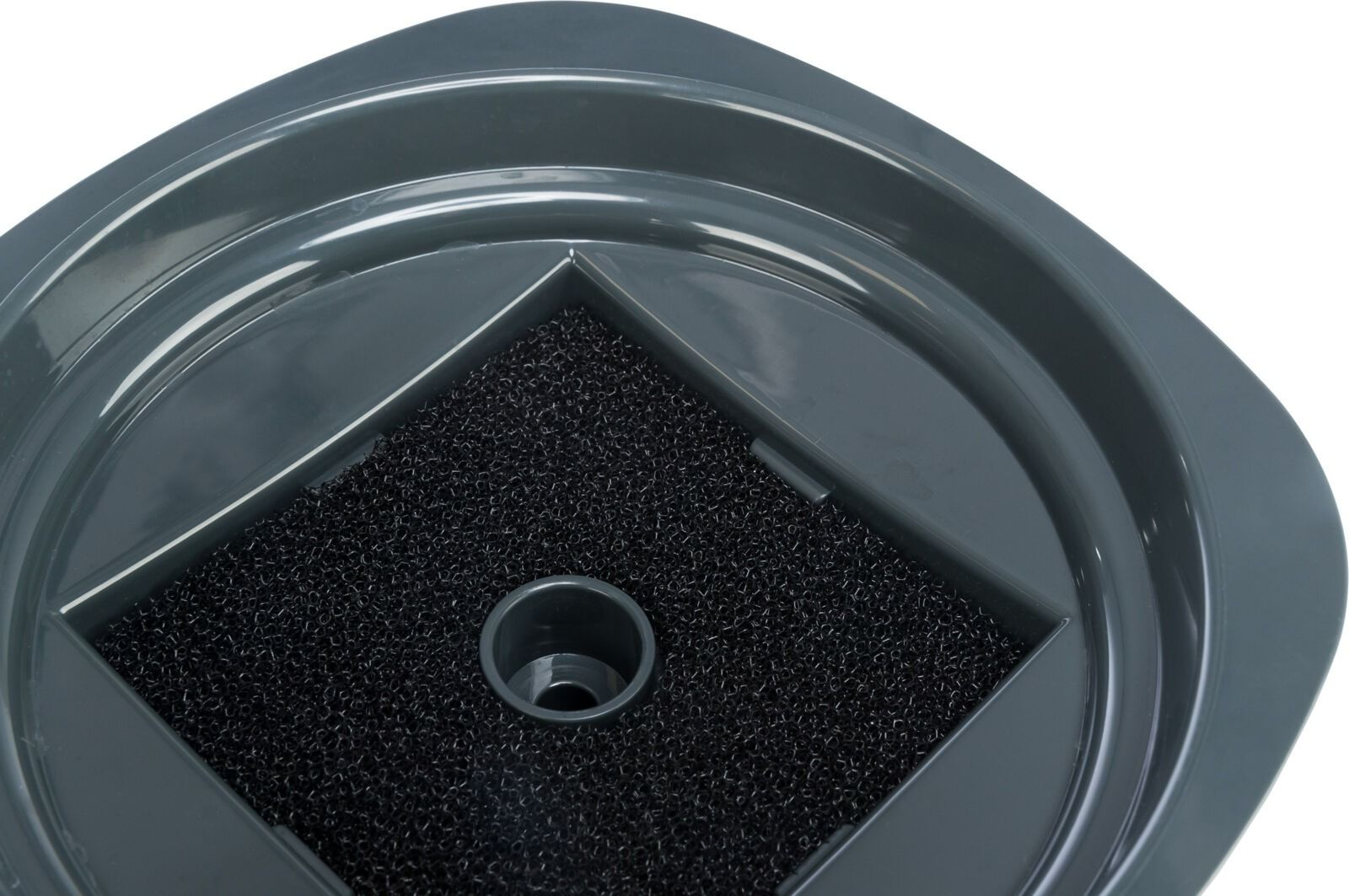 Поїлка-фонтан для котів Trixie Flower пластикова 18.5*13*18.5 см 2 лфото6