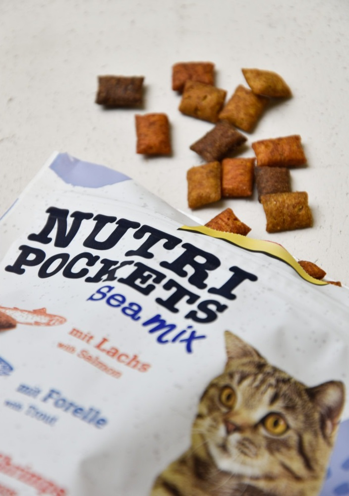 Лакомства витаминные для котов GimCat Nutri Pockets Морской микс 150 г фото 6