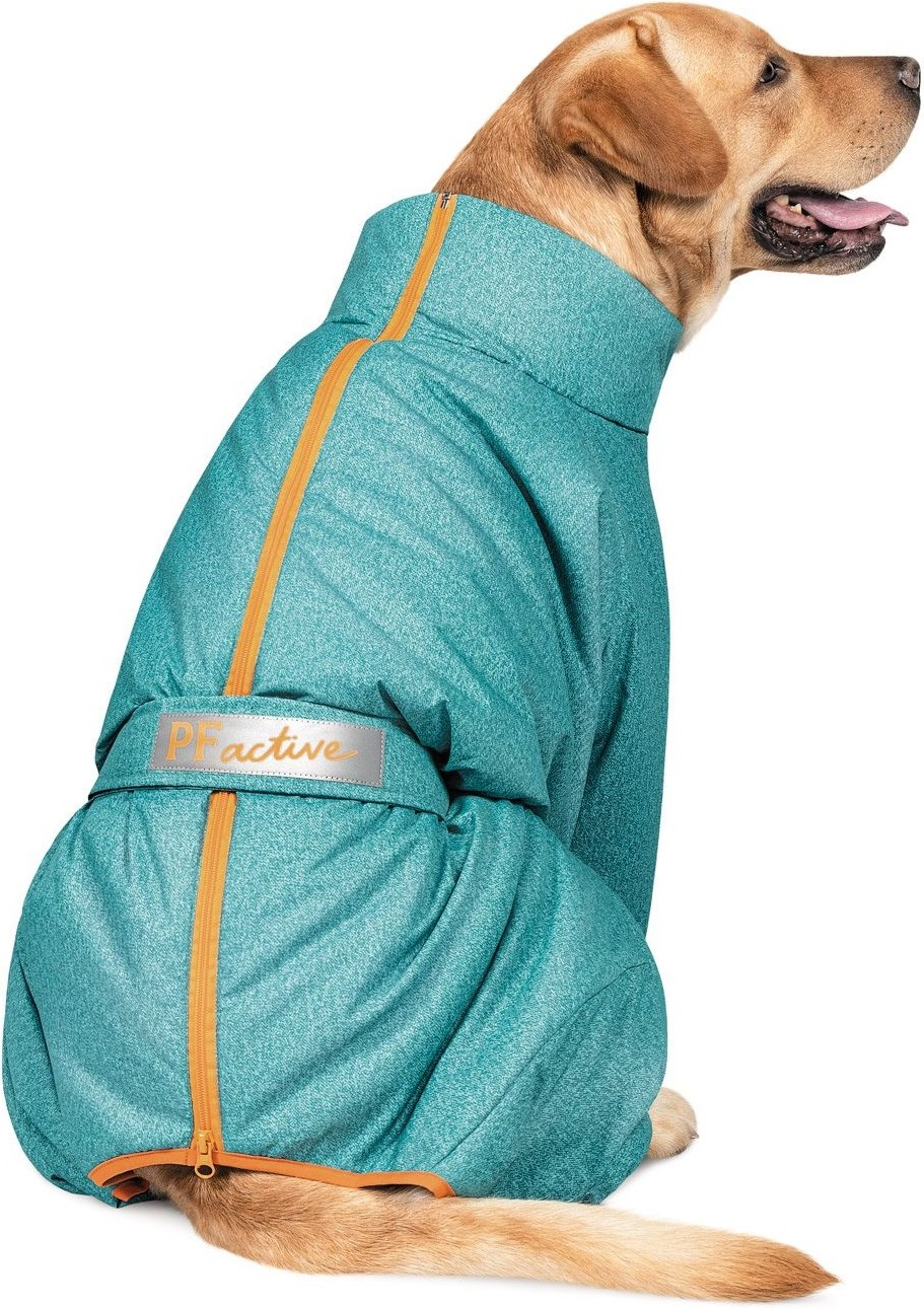 Комбинезон для собак Pet Fashion Cold размер 3XL бирюзовый фото 4