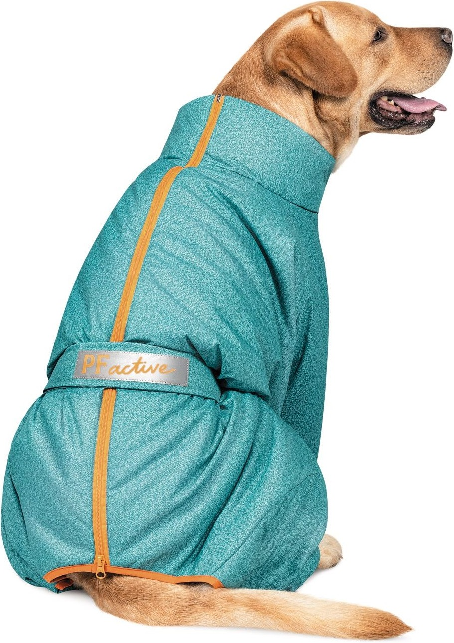 Комбинезон для собак Pet Fashion Cold размер M бирюзовый фото 