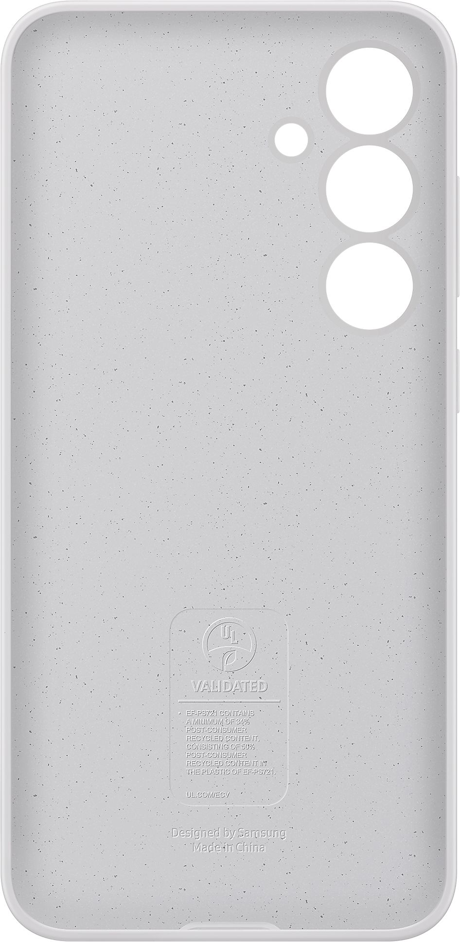 Чехол Samsung для Galaxy S24 FE (S721), Silicone Case, Grey (EF-PS721CJEGWW) фото 4