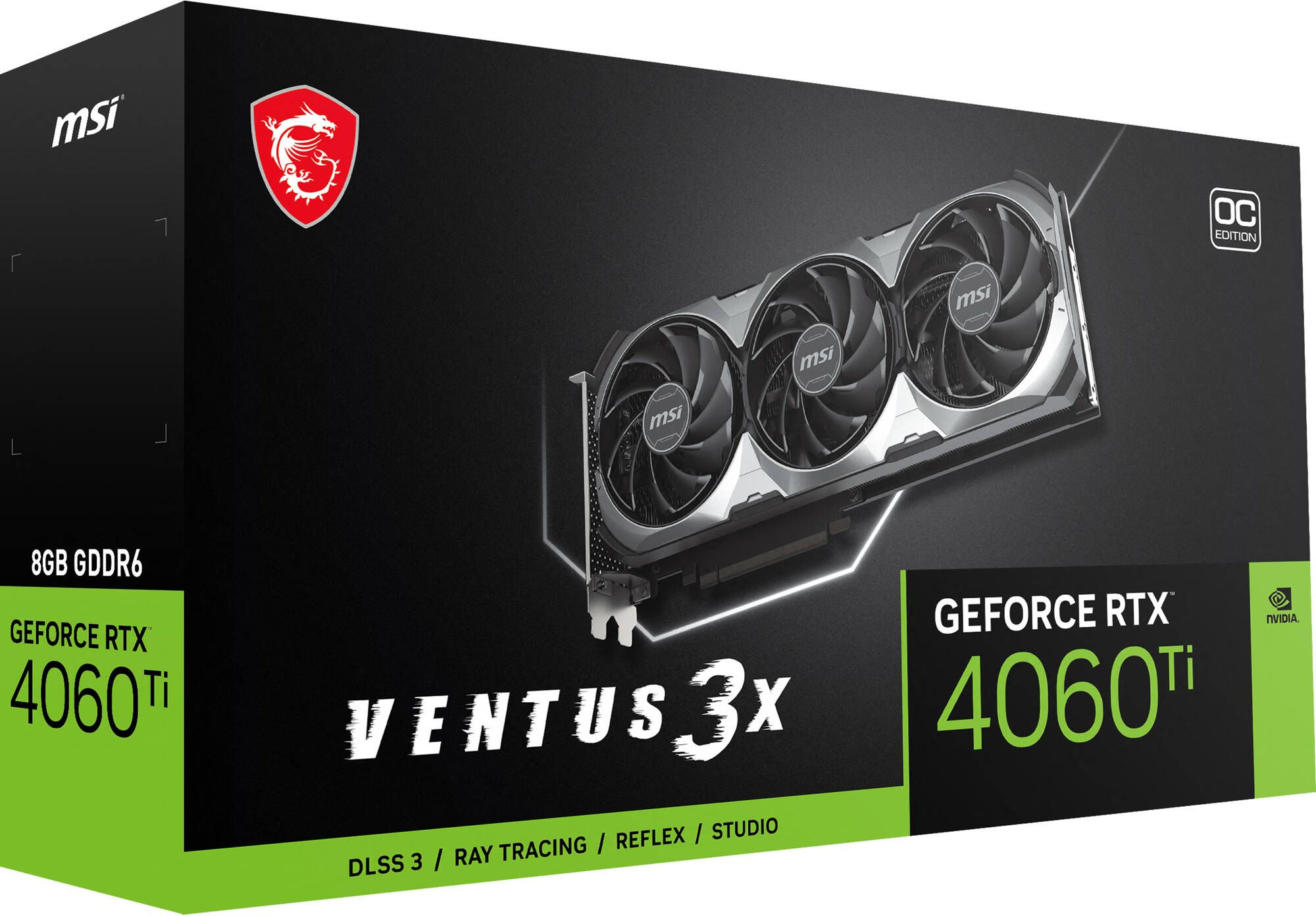 Видеокарта MSI GeForce RTX 4060 Ti 8GB GDDR6 VENTUS 3X E OC (912-V515-218) фото 8