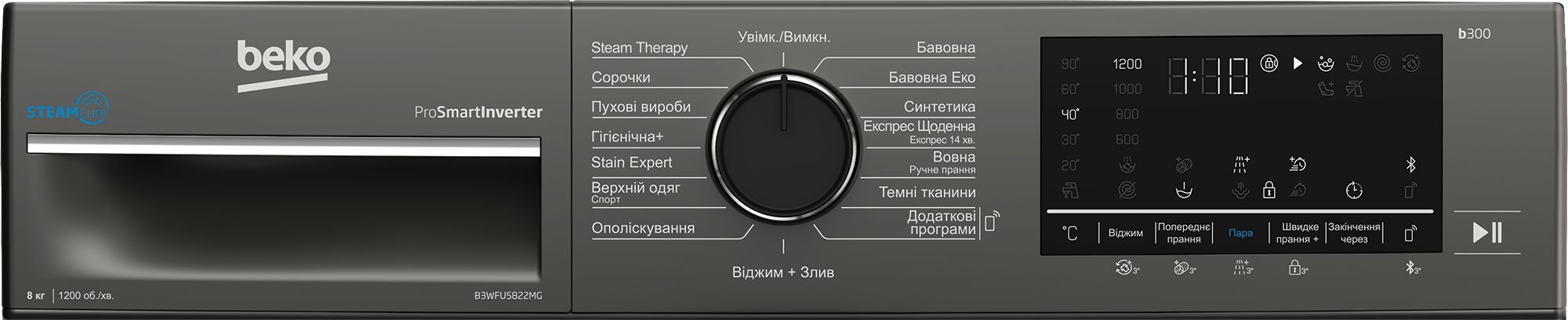 Стиральная машина Beko B3WFU5822MG фото 5