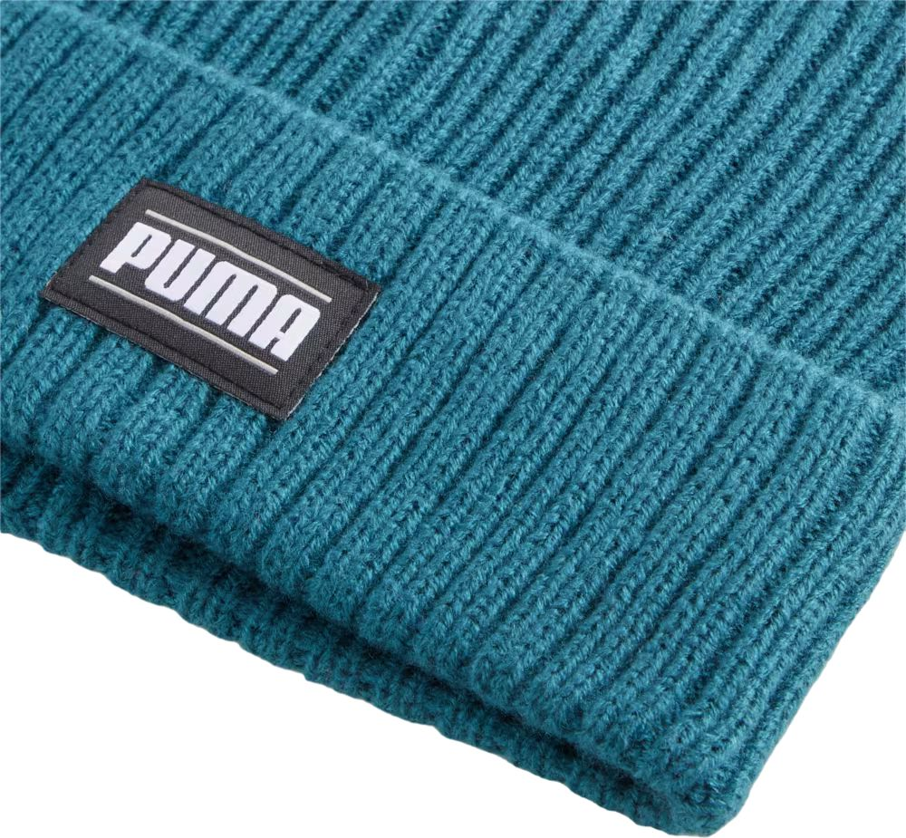 Шапка Puma Ribbed Classic Cuff Beanie 024038-11 Adult зеленафото3