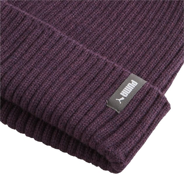 Шапка Puma Classic Cuff Beanie 024826-07 Adult фиолетовая фото 3