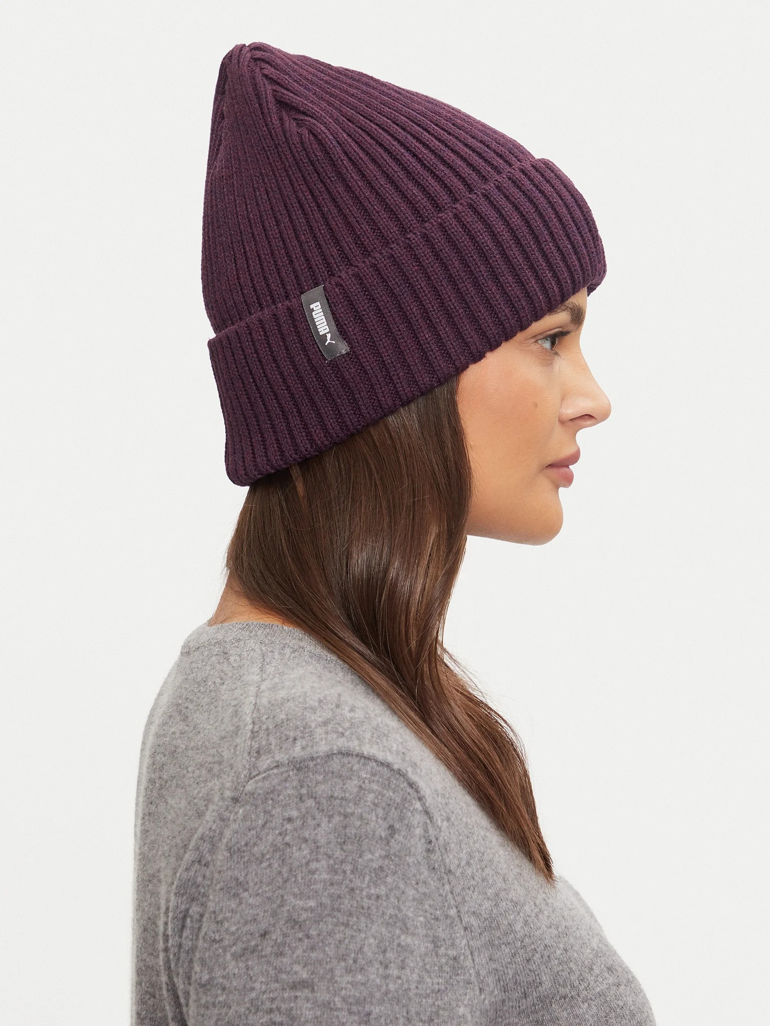 Шапка Puma Classic Cuff Beanie 024826-07 Adult фиолетовая фото 6