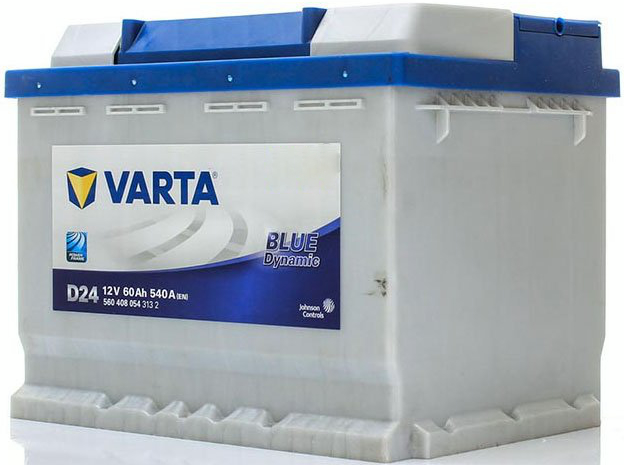 Автомобільний акумулятор Varta 6CT-60 (0) 560 408 054 Blue Dynamic D24фото4