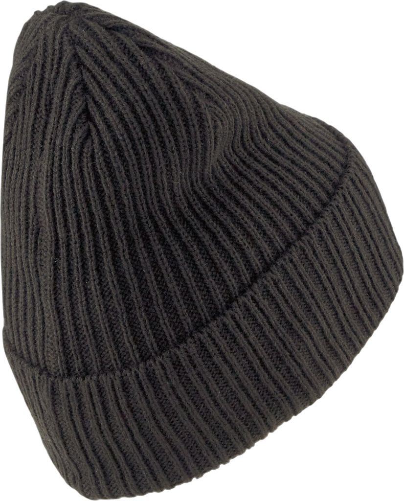 Шапка Puma Ribbed Classic Cuff Beanie 024038-01 Adult черная фото 2