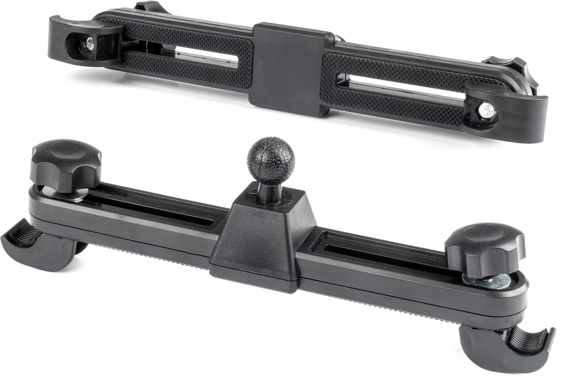 Вентилятор автомобильный Amio на подголовник с зарядным USB 2*4" 12V 03007 (5903293030097) фото 2