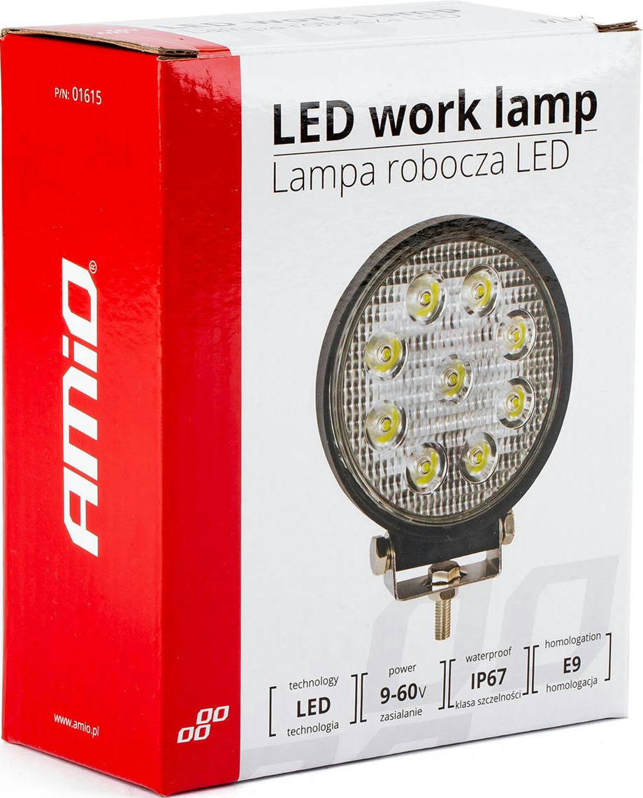 Фара додаткова Amio AWL04 9 LED FLOOD 9-60V 01615фото7