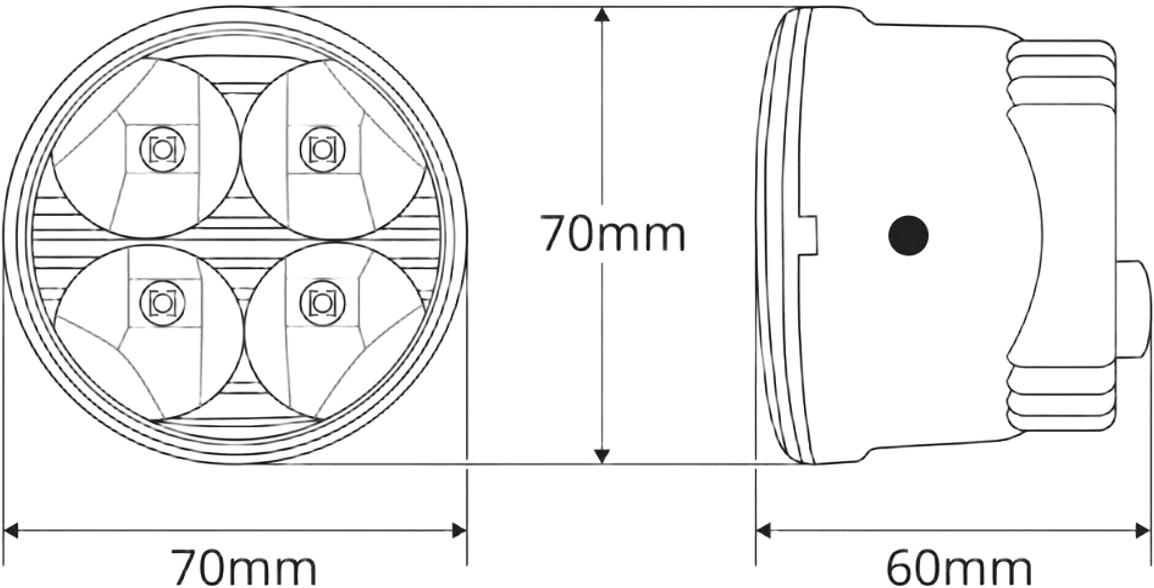 Денні ходові вогні Amio 510HP 12/24V 11.16W 01524фото8