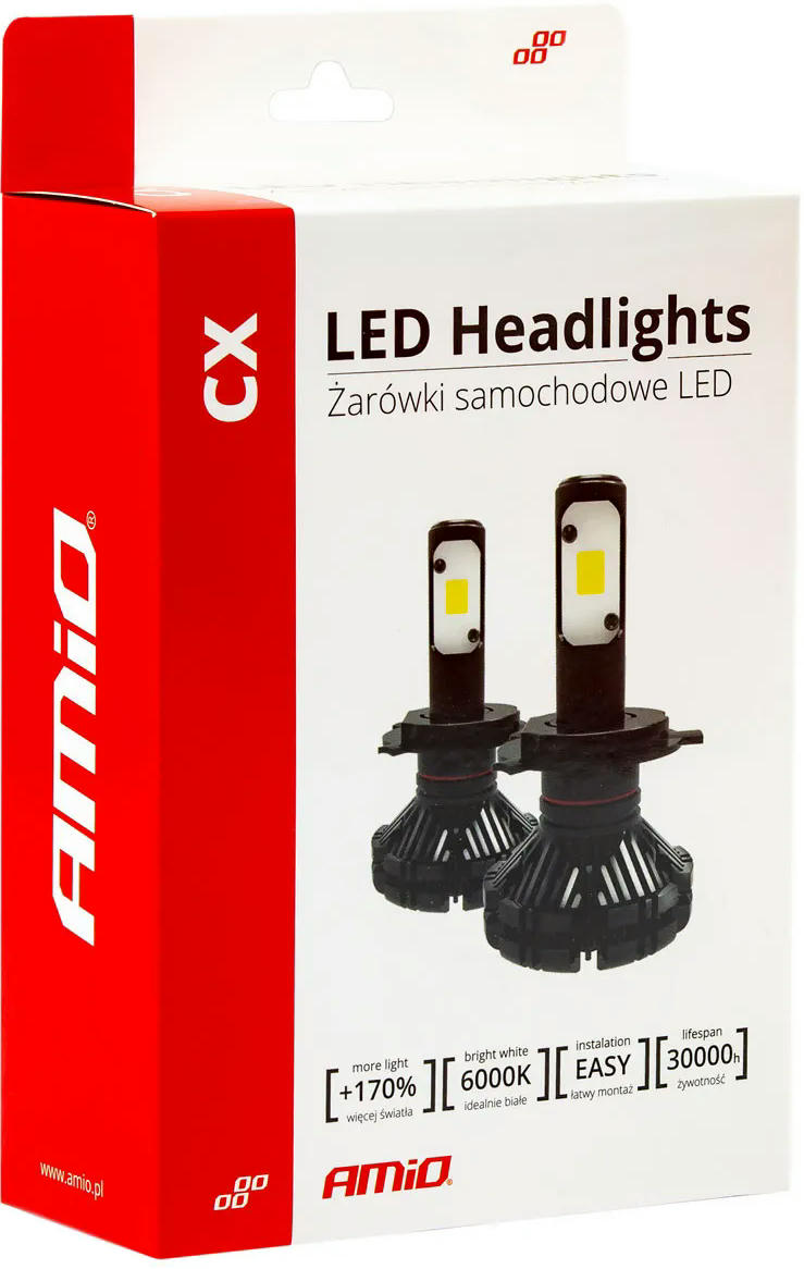 Лампа Amio LED Headlight H1 CX Series 2018 01072 (5903293010723)фото6