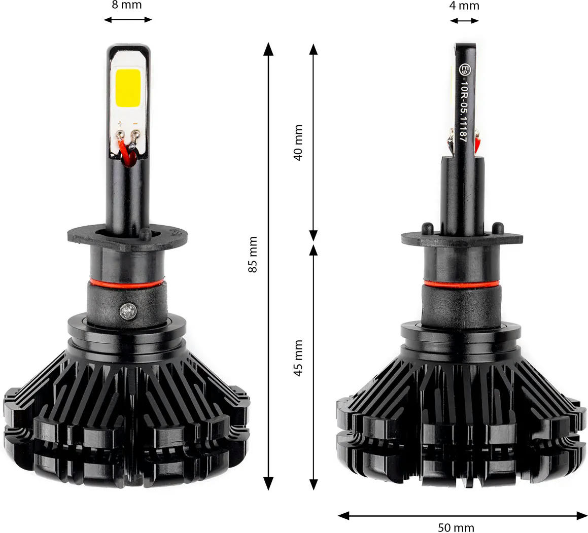 Лампа Amio LED Headlight H1 CX Series 2018 01072 (5903293010723)фото5