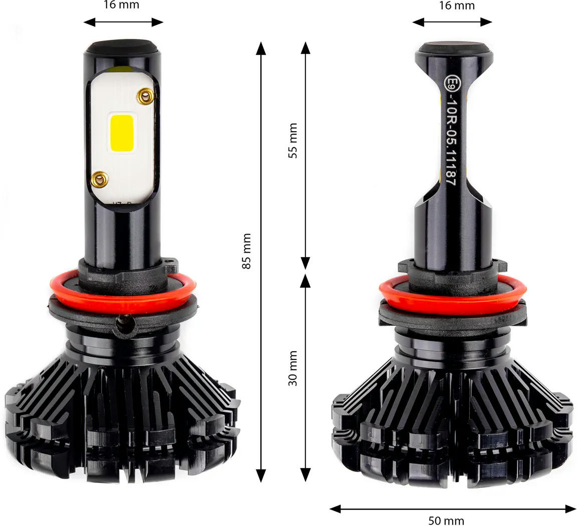 Лампа Amio LED Headlight H8/H9/H11 CX Series 2018 01077 (5903293010778) фото 6