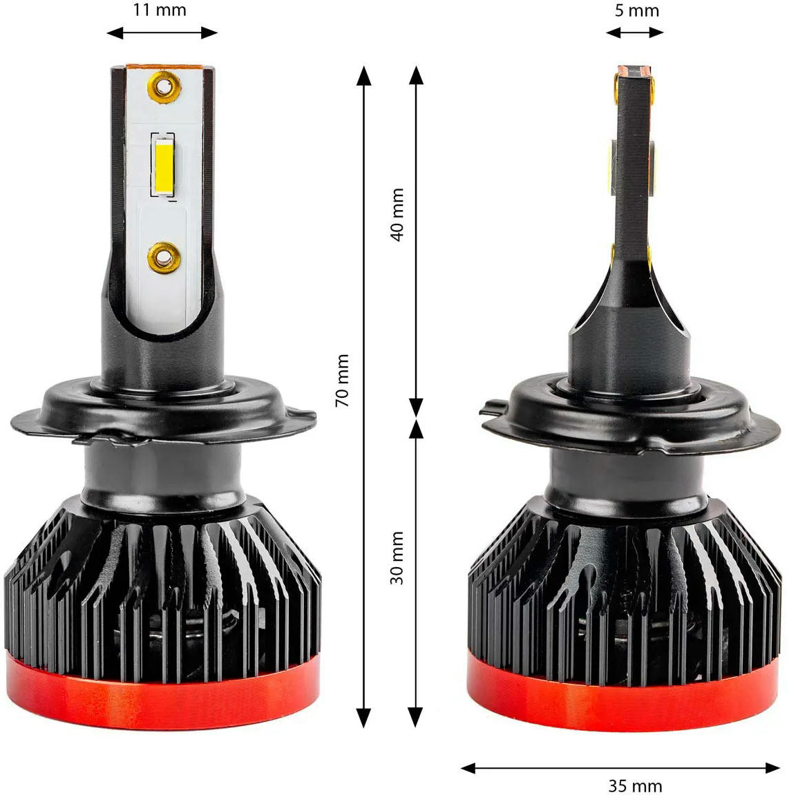 Лампа Amio LED Headlight H7 BF 02242 (5903293022429)фото6