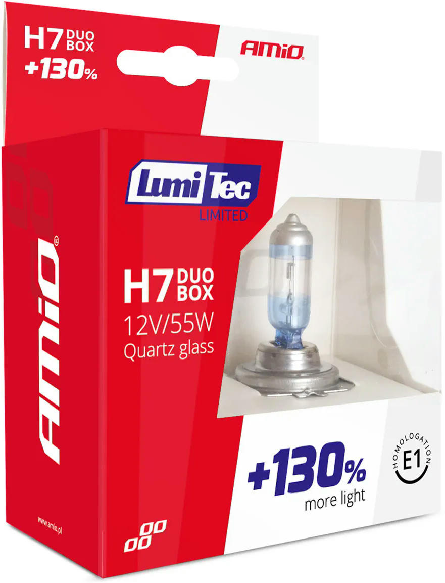 Лампа Amio галогеновая LumiTec Limited H7 12V 55W 2 шт 01406 (5903293014066) фото 5