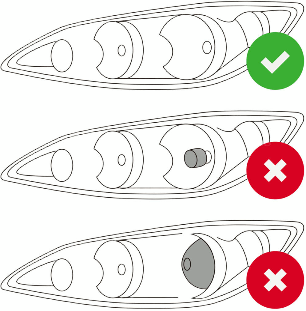 Лампа Amio светодиодная с линзой PL Lens H7 lens 6000K 03668 (5903293036686) фото 5