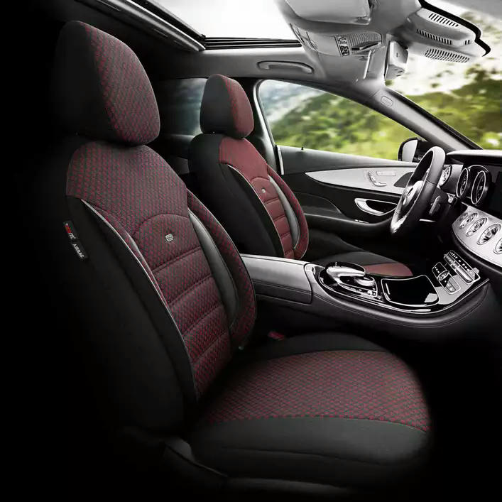 Набір автомобильних чохлів Amio Otom Sport Plus 103 Burgundy NZ OT78482фото