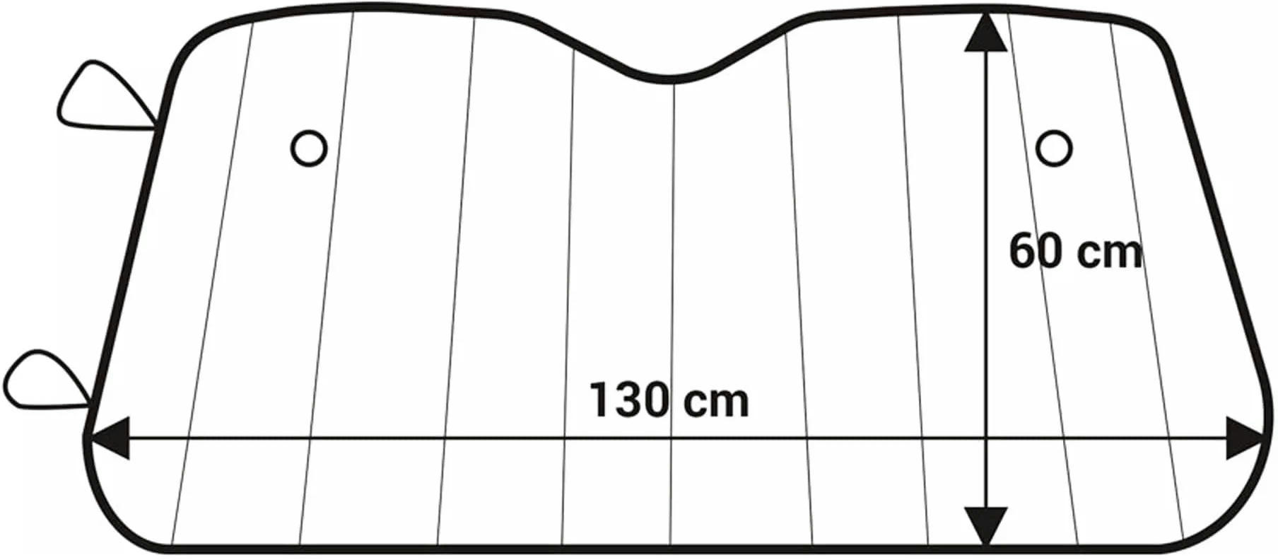 Шторка солнцезащитная Amio 130*60см 01531 (5903293015315) фото 2