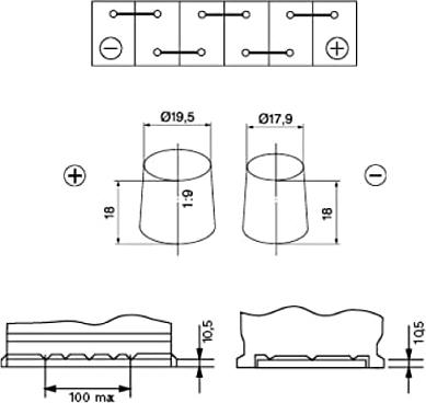 Автомобільний акумулятор Bosch Start-Stop 6CT-95 (0) AGM 0092S5A130 (4047025244367)фото5