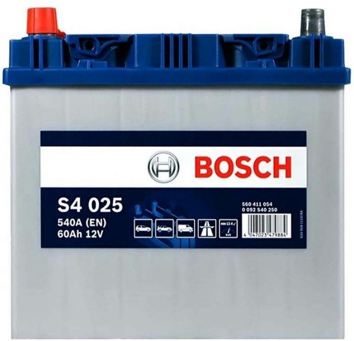 Автомобільний акумулятор Bosch S4 6CT-60 (1) Asia 0092S40250 (4047023479884)фото2