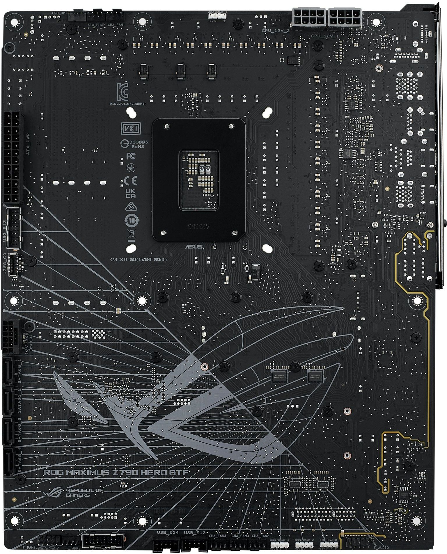 Материнcкая плата ASUS ROG MAXIMUS Z790 HERO BTF (90MB1H50-M0EAY0) фото 11