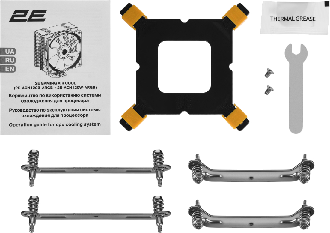 Процессорный кулер 2E GAMING Air Cool ACN120W-ARGB (2E-ACN120W-ARGB) фото 