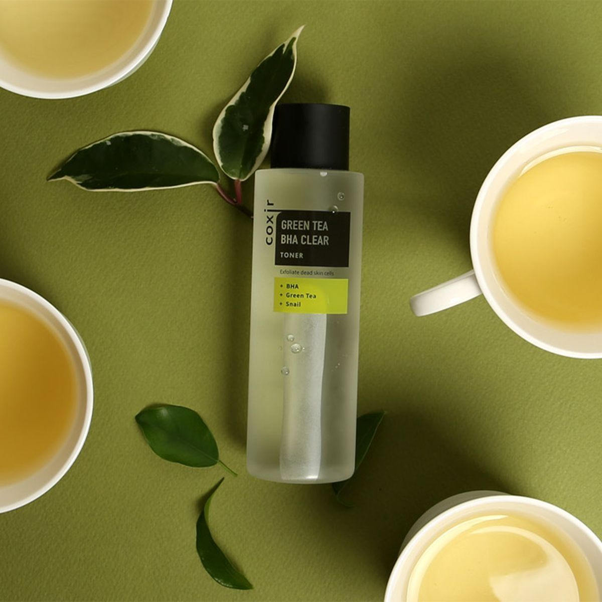 Тонер для лица Coxir Green Tea BHA Clear Toner 150 мл фото 8