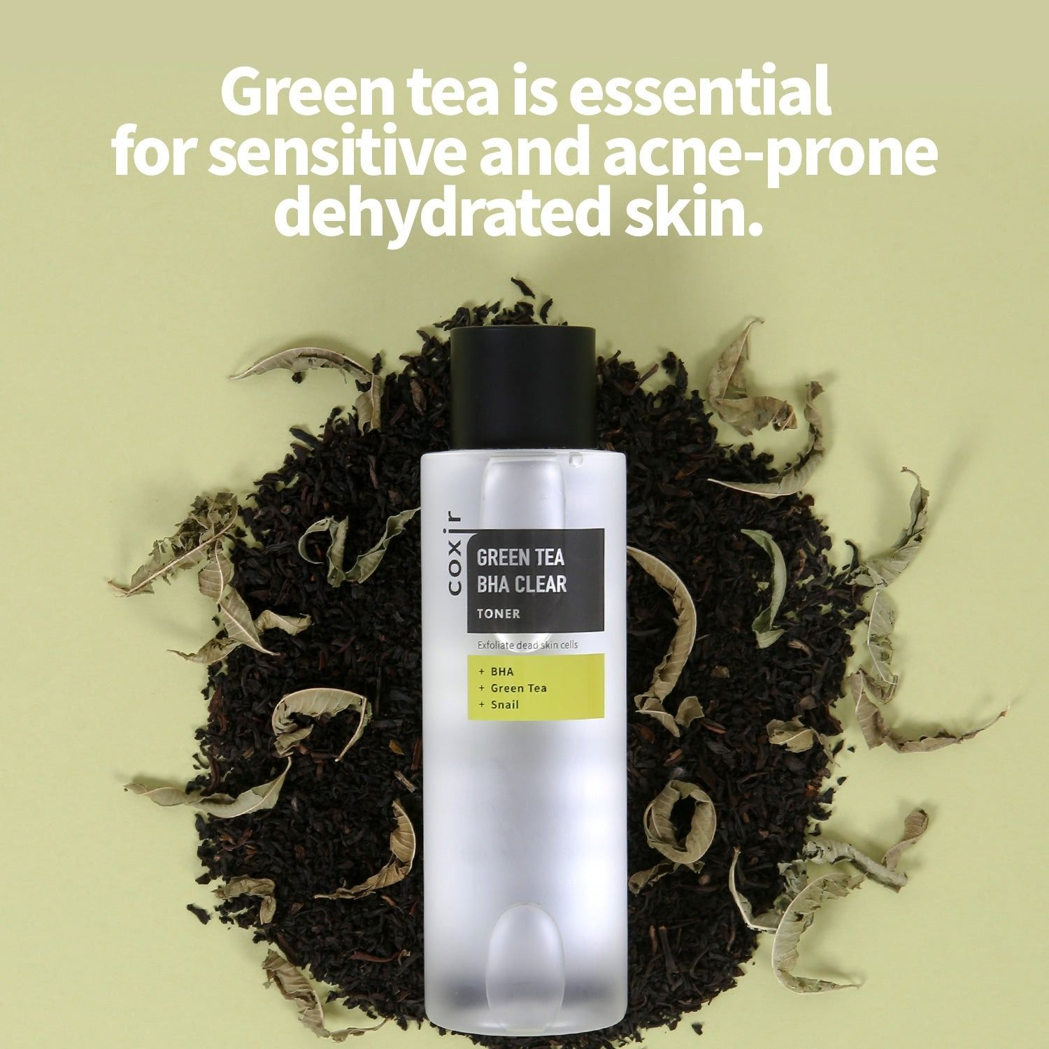 Тонер для лица Coxir Green Tea BHA Clear Toner 150 мл фото 9