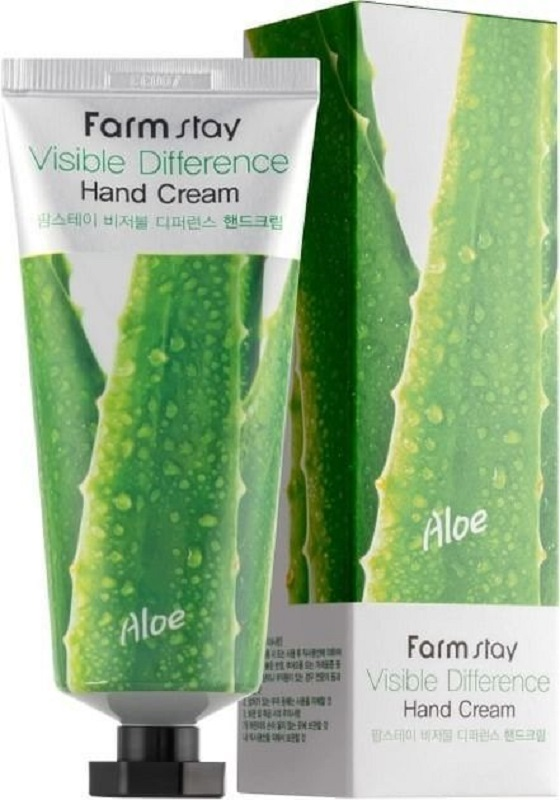 Крем для рук FarmStay Visible Difference Hand Cream Алое 100 мл фото 2