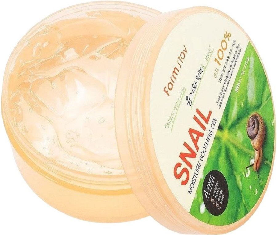 Гель для тела FarmStay Snail Moisture Soothing Gel с муцином улитки 300 мл фото 4