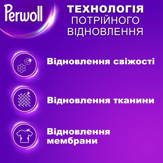 Гель для прання Perwoll Догляд та Освіжаючий ефект 1000 млфото2