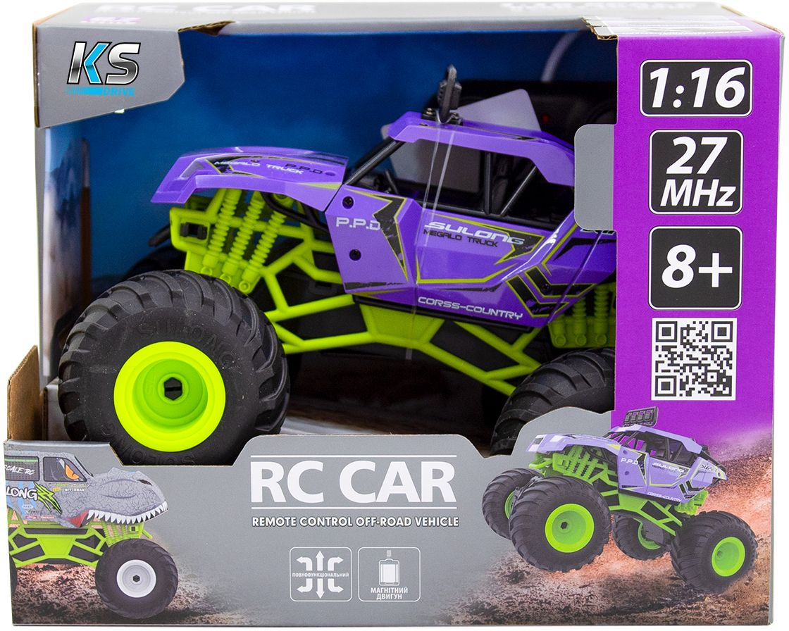 Автомобіль Bigfoot Off-Road на р/у Violet (1:16, 27 МГц (Mhz))фото