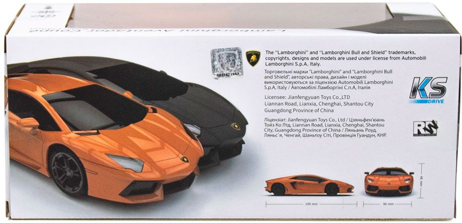 Автомобіль KS Drive на Lamborghini Aventador Lp 700-4 (1:24, 2.4Ghz, Помаранчевий)фото