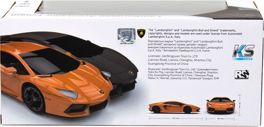 Автомобіль KS Drive на Lamborghini Aventador Lp 700-4 (1:24, 2.4Ghz, Чорний)фото
