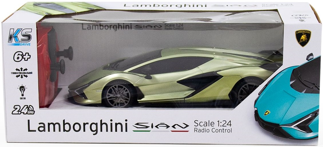 Автомобіль KS Drive на р/в Lamborghini Sian (1:24, 2.4Ghz, Зелений)фото10